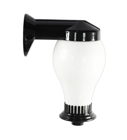 Fence Light Lantern Shape Fitting Black — TG LNTR-08-BK