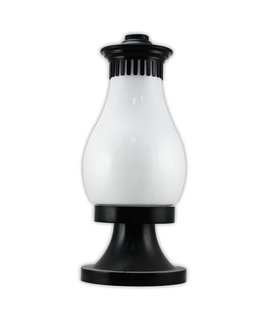 Garden Light Lantern Shape Fitting — TG LNTR-24-BK