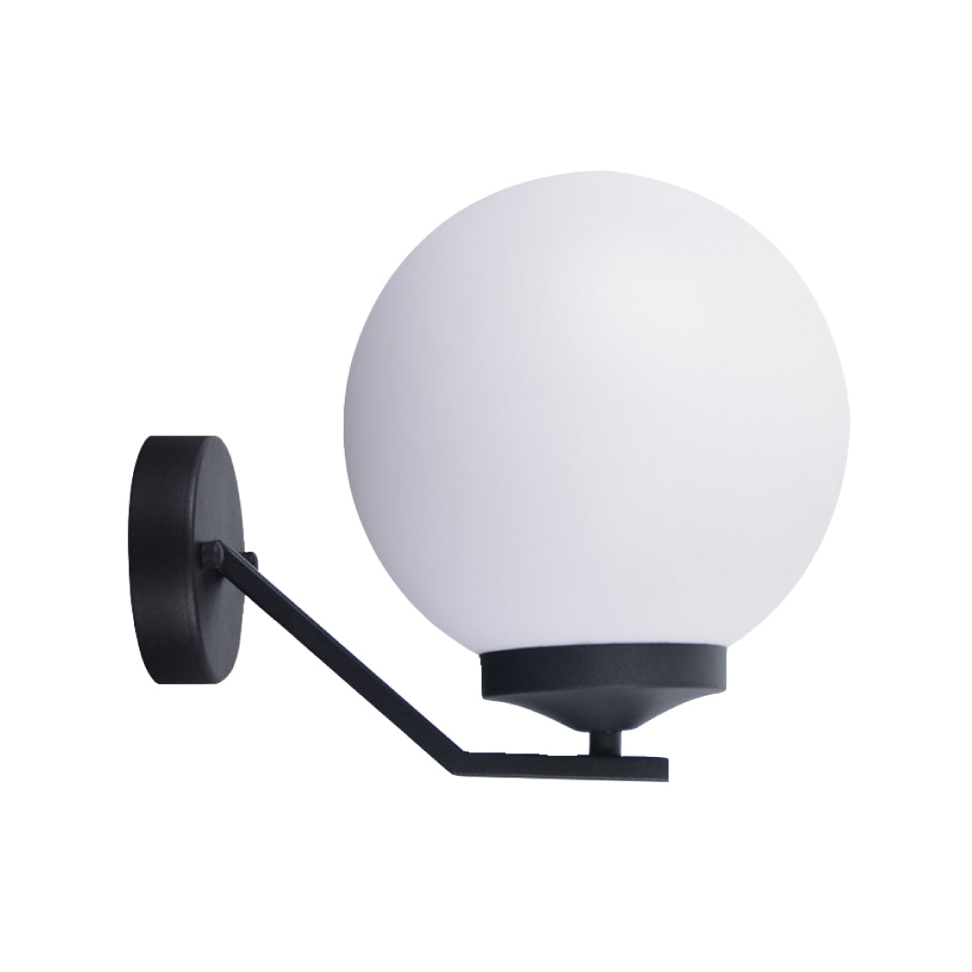 Fence Light Classic Globe Wall E27 — TG GLBM-20-10-8B