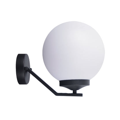 Fence Light Classic Globe Wall E27 — TG GLBM-20-10-8B