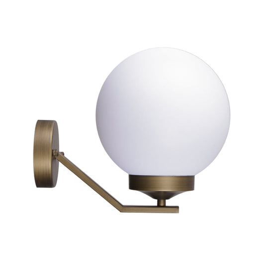 Fence Light Classic Globe Wall E27 — TG GLBM-20-10-8B