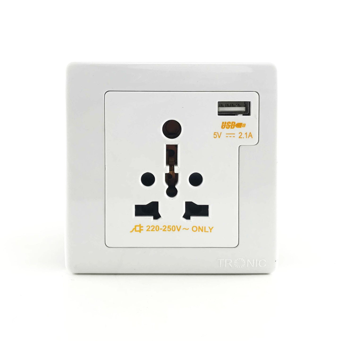 Universal Single Outlet W/Usb — TR 5113-UN-UB