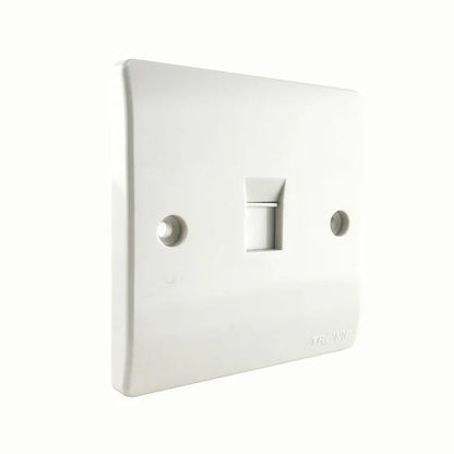 Tv & Data Single Outlet White — TR5545