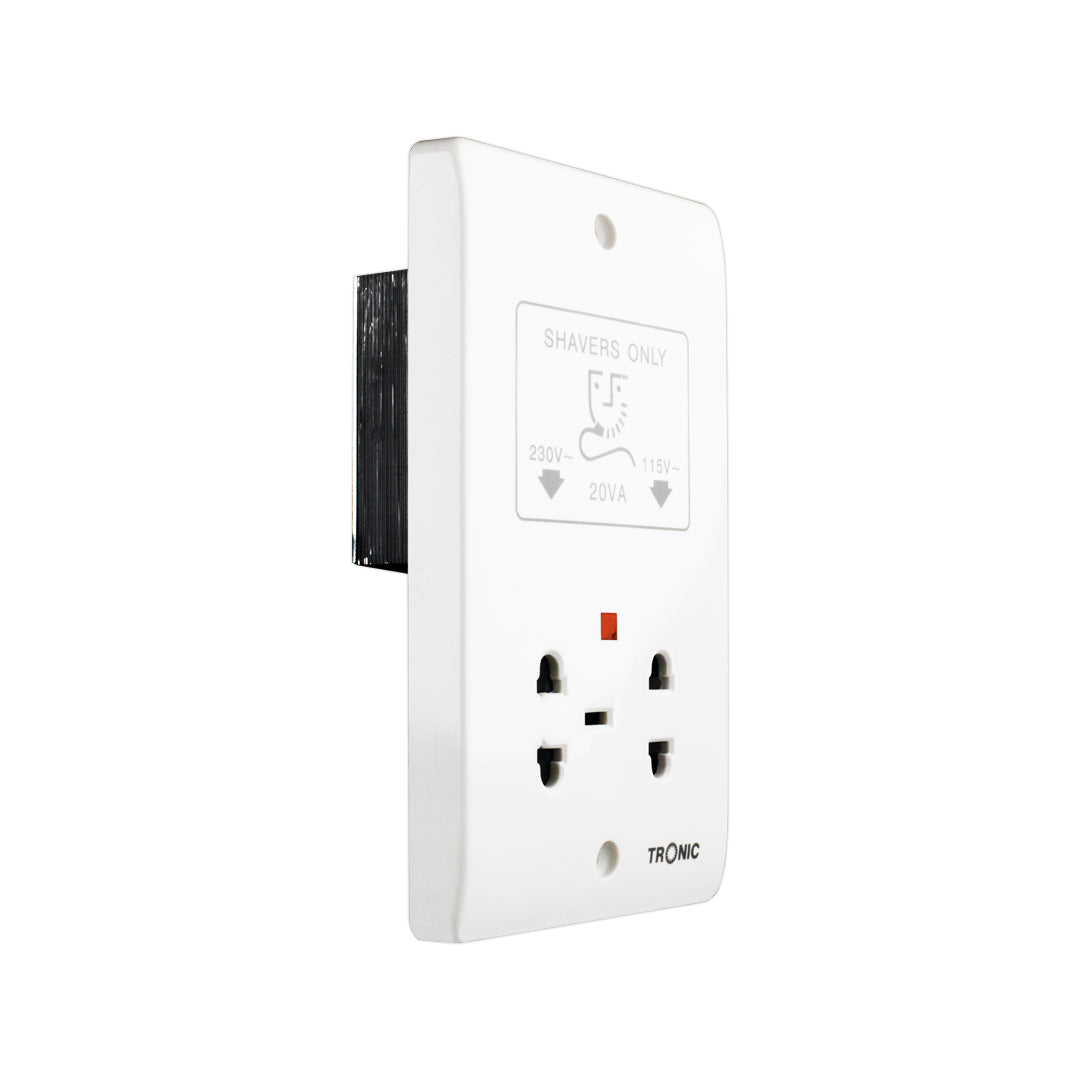 Shaver Double Outlet White — TR5211