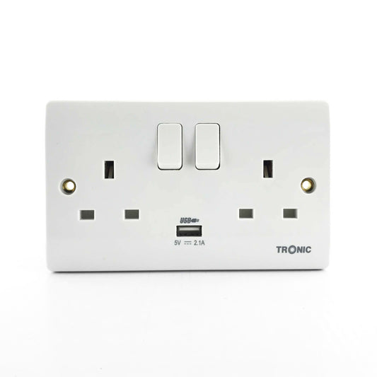 Basic Usb Double Outlet — TR5213USB