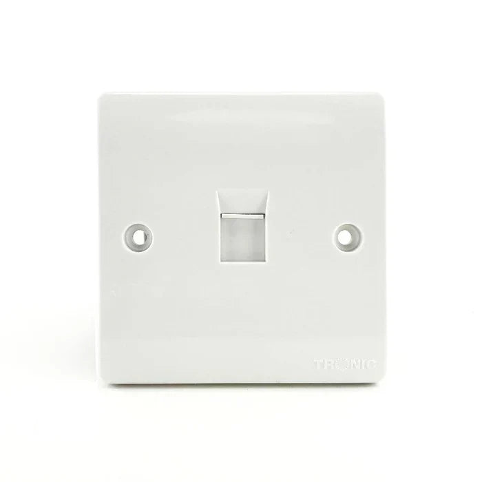 Tv & Data Single Outlet White — TR5545