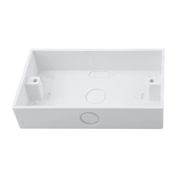 Switch Boxes Pvc Cavity Gang, White — TR CB36