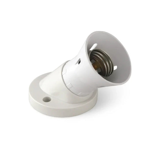 Batten Holder E27 White — TR626