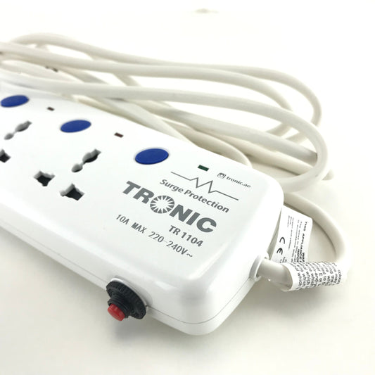 Extension Cable Universal Surge Protection White — TR 1104