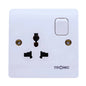 Universal Single Outlet Button White — TR 5113-UNIV