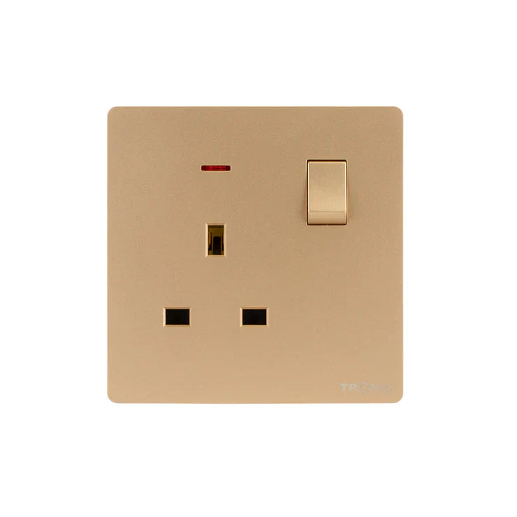 Premium Single Outlet Black — TS 5113-BK