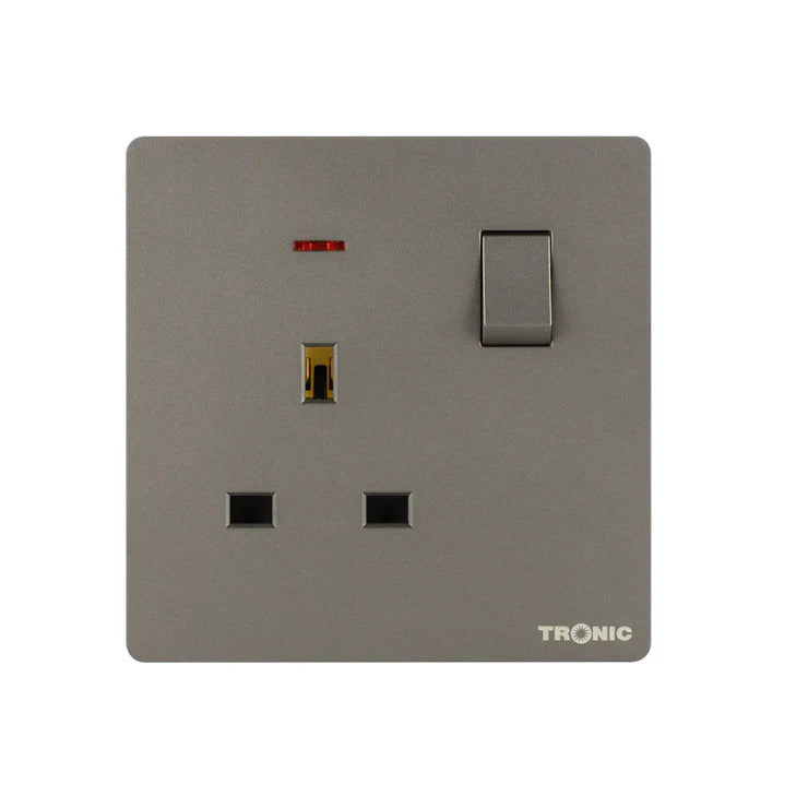 Premium Single Outlet Black — TS 5113-BK