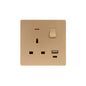 Premium Single Outlet Black — TS 5113-UB-BK