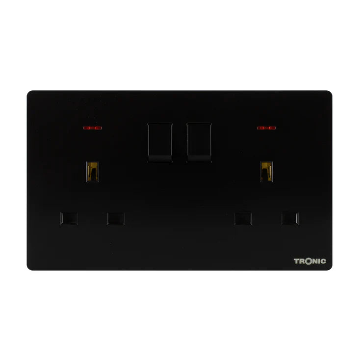 Premium Double Outlet Black — TS 5213-BK