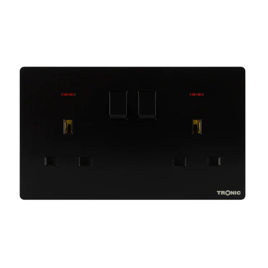 Premium Double Outlet Black — TS 5213-BK