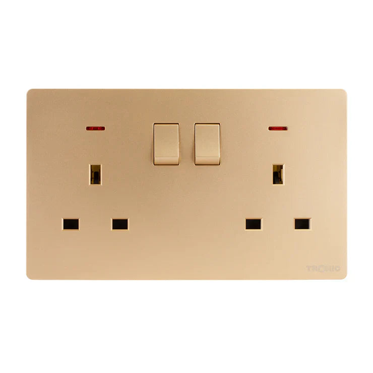 Premium Double Outlet Black — TS 5213-BK