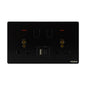 Premium Double Outlet Black — TS 5213-UN-UB-BK