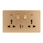 Premium Double Outlet Black — TS 5213-UN-UB-BK
