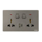 Premium Double Outlet Black — TS 5213-UN-UB-BK