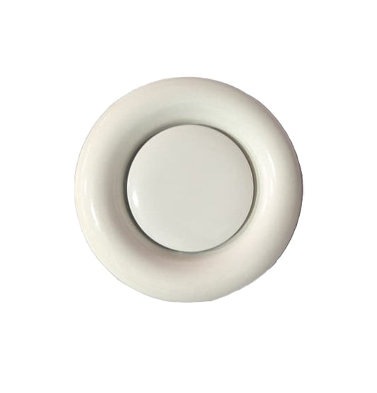 Exhaust Fan Disc Valve Dia White — VF V100