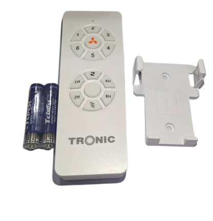 Power Supply And Remote W/Remote Wooden Fans White - DF WD56-BR-02-CO