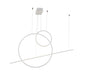Chandelier 73W Daylight White — WH 011A-C1-40-06-73-DL