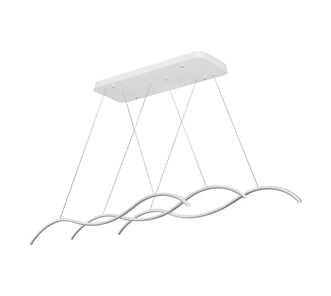 Chandelier Daylight White — WH 011A-C1-4N-CL-12-62-DL