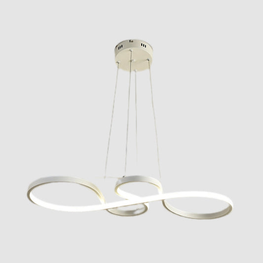 Chandelier 100W Tri-Colour White — WH 2021-0403-TC
