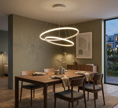 Chandelier Tri-Colour White — WH 2024-01-WH-TC