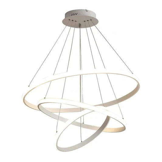 Chandelier Tri-Colour White — WH 2024-02-WH-TC