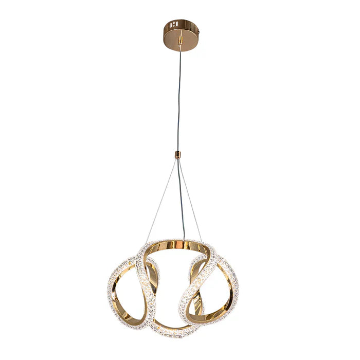 Chandelier Tri-Colour Gold — WH 25CL-03-GO-TC