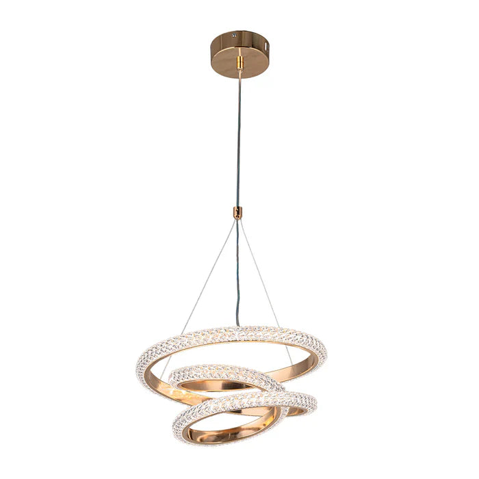 Chandelier Tri-Colour Gold — WH 25CL-04-GO-TC
