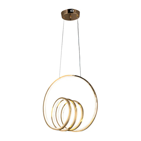 Chandelier 70W Tri-Colour Gold — WH 25CL-08-GO-TC