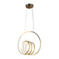 Chandelier 70W Tri-Colour Gold — WH 25CL-08-GO-TC