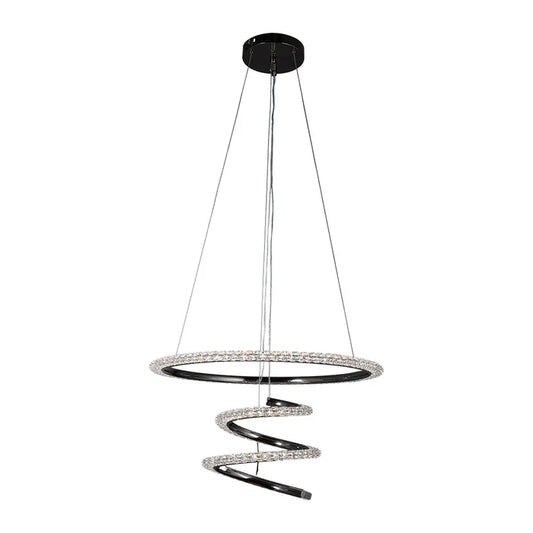 Chandelier Tri-Colour Black — WH 25CL-10-BK-TC