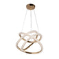 Chandelier E27 Tri-Colour Gold — WH 25CL-12-GO-TC