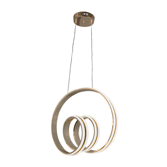 Chandelier E14 Tri-Colour Gold — WH 25CL-13-GO-TC