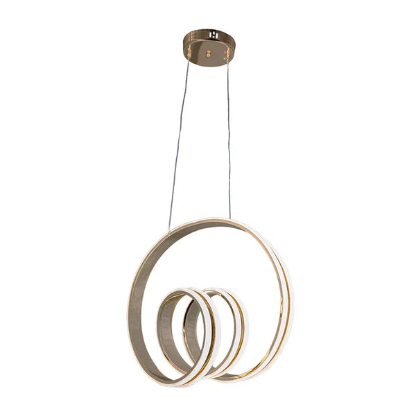 Chandelier E14 Tri-Colour Gold — WH 25CL-13-GO-TC