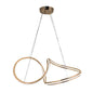 Chandelier 100W Tri-Colour Gold — WH 25CL-14-GO-TC