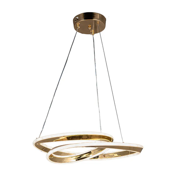 Chandelier 120W Tri-Colour Gold — WH 25CL-17-GO-TC