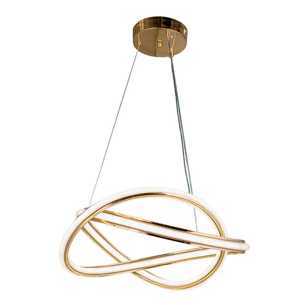 Chandelier 100W Tri-Colour Gold — WH 25CL-16-GO-TC
