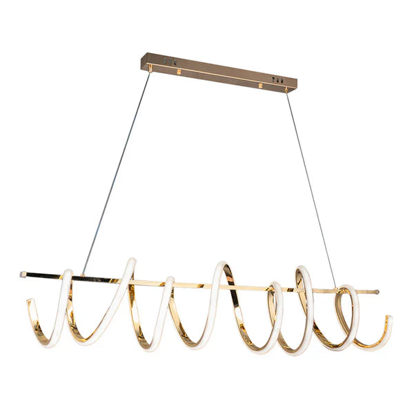 Chandelier 70W Tri-Colour Gold — WH 25CL-19-GO-TC