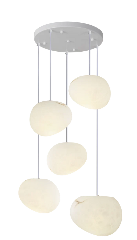 Modern Elegant 5-Light Pendant Lamp — WH 2627-0305-WH