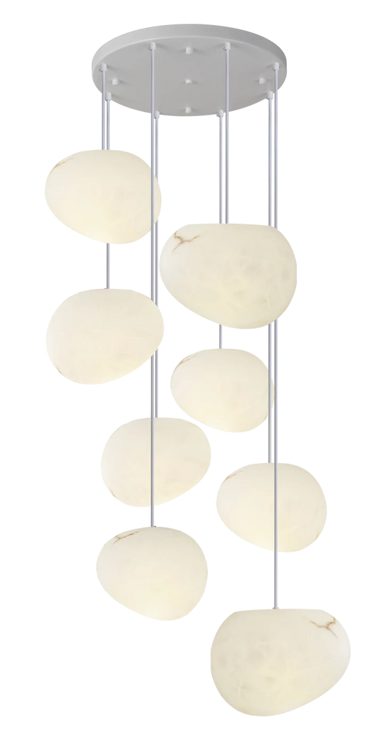 Modern Elegant 8-Light Pendant Lamp — WH 2627-0308-WH