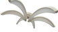 Chandelier Warm White — WH 8891-MD06-WW