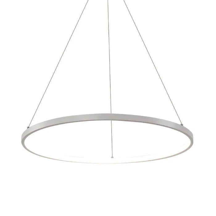 Chandelier Simple Circular Led Warm White — WH 9851-30-WH-WW