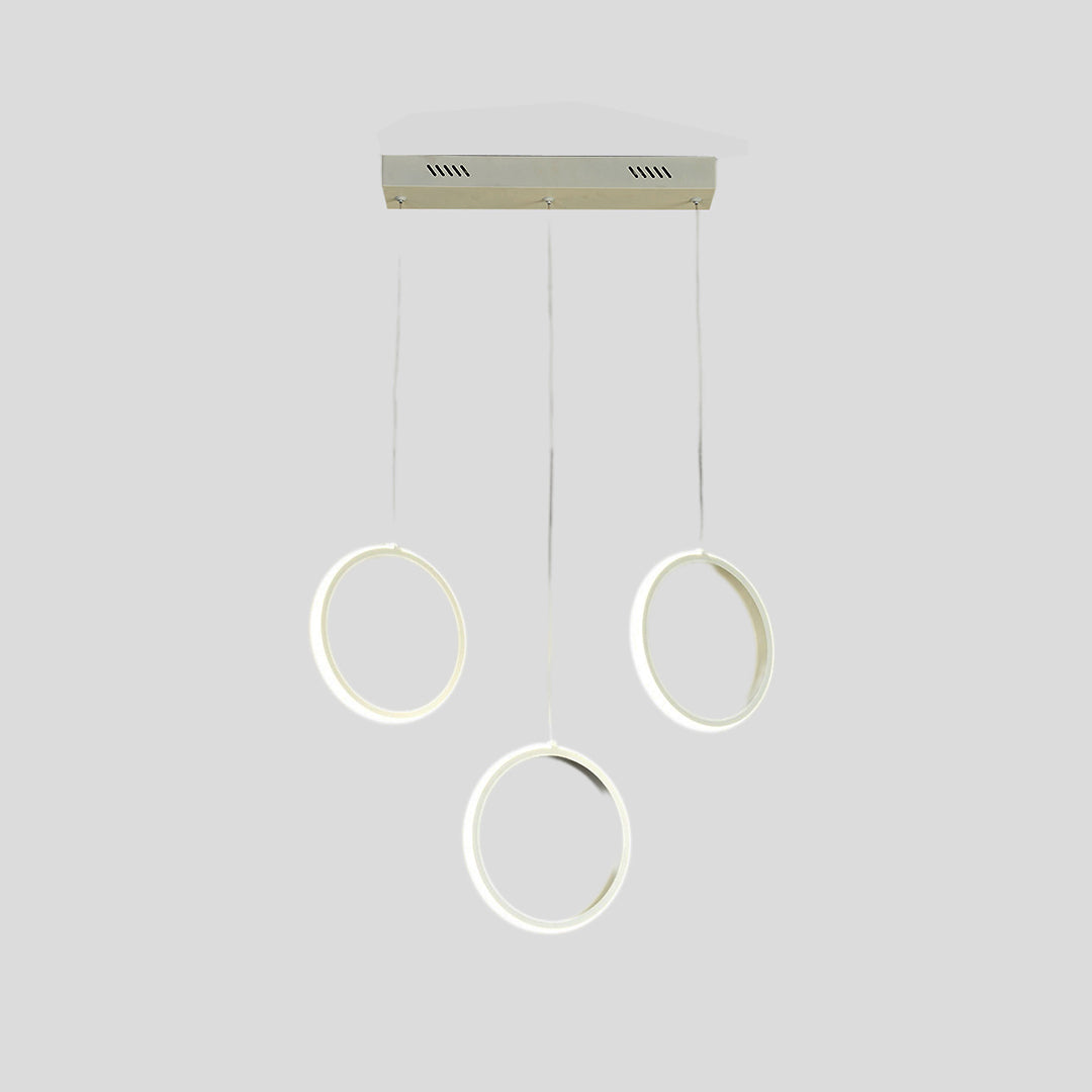 Chandelier 36W Tri-Colour White — WH 2021-0303-TC