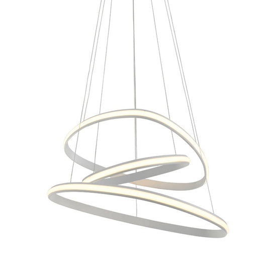 Chandelier 100W Tri-Colour White — WH 2021-0402-TC