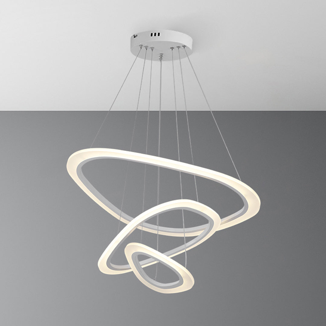 Chandelier Tri-Colour White — WH 2021-0405-TC