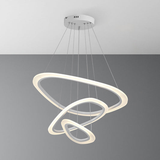 Chandelier Tri-Colour White — WH 2021-0405-TC